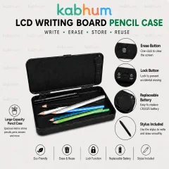 2-in-1 Kids Digital Drawing Board Pencil Case