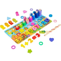 Six In One Logarithmic Board-Activity Toys